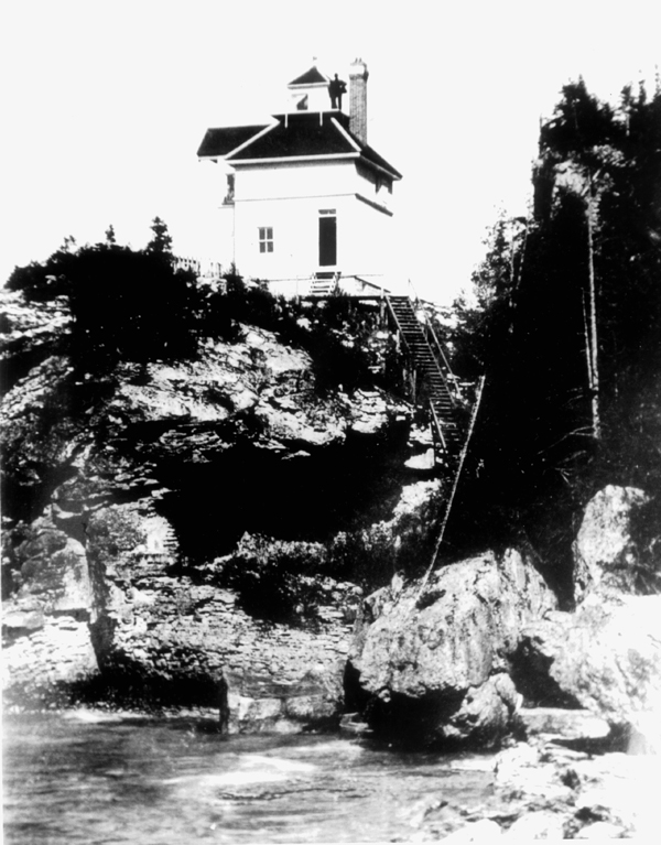 lighthouse with steps